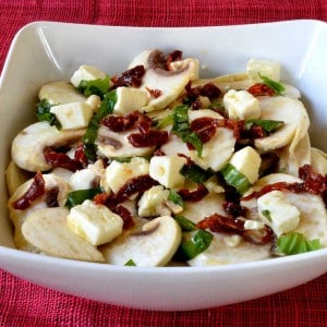 Salade de champignons à la grecque