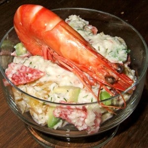 Cocktail de crabe aux agrumes