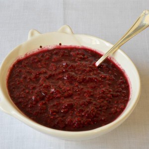 Compote de framboises