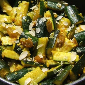 Courgettes aux épices