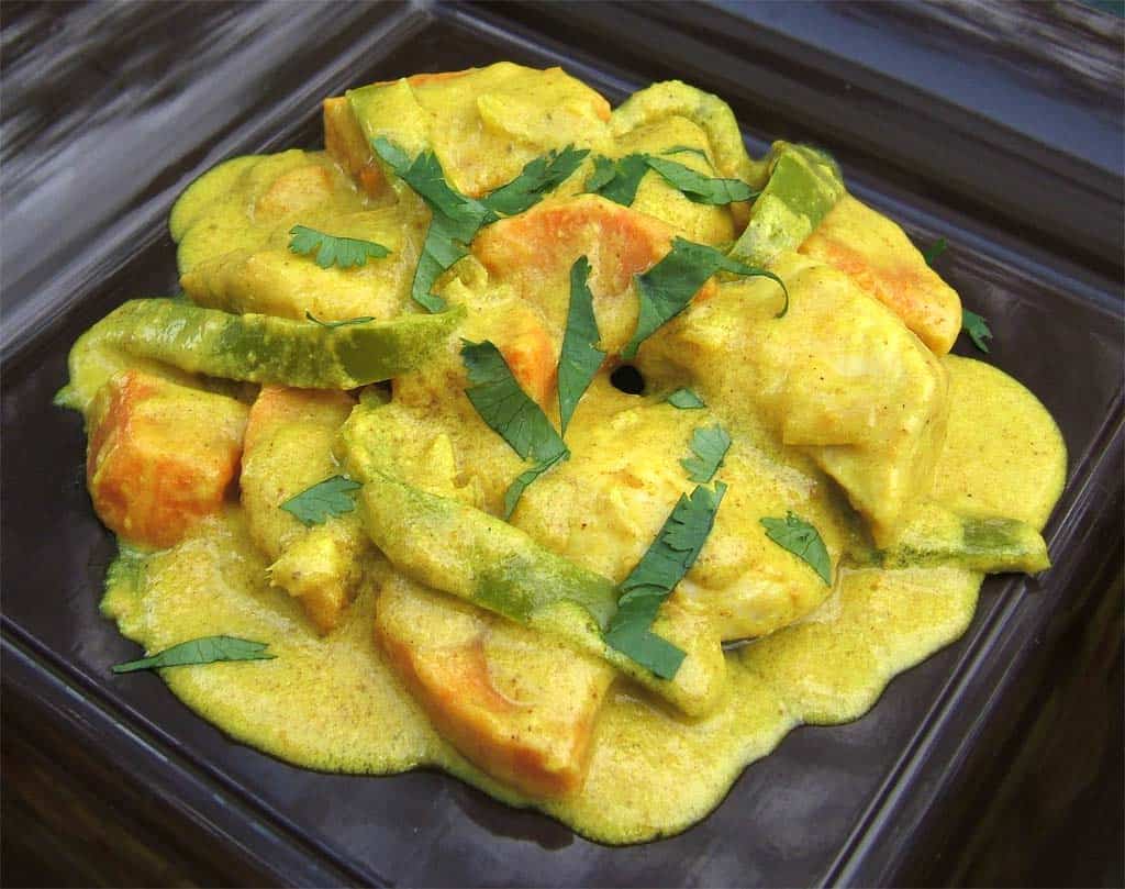 Curry De Poulet Et Patates Douces