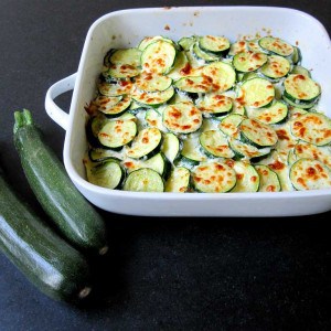 Gratin de courgettes express