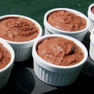 Mousse au chocolat végétalienne