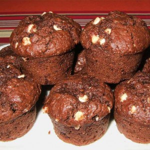 Mini muffins aux 2 chocolats