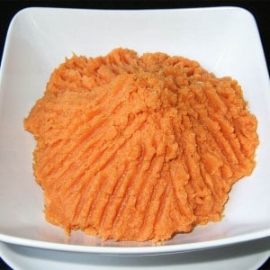 Purée de patate douce