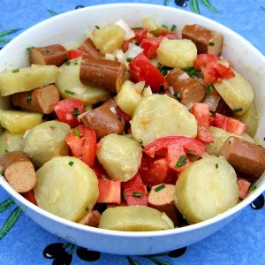 Salade alsacienne végétarienne