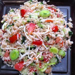 Salade de couscous au surimi