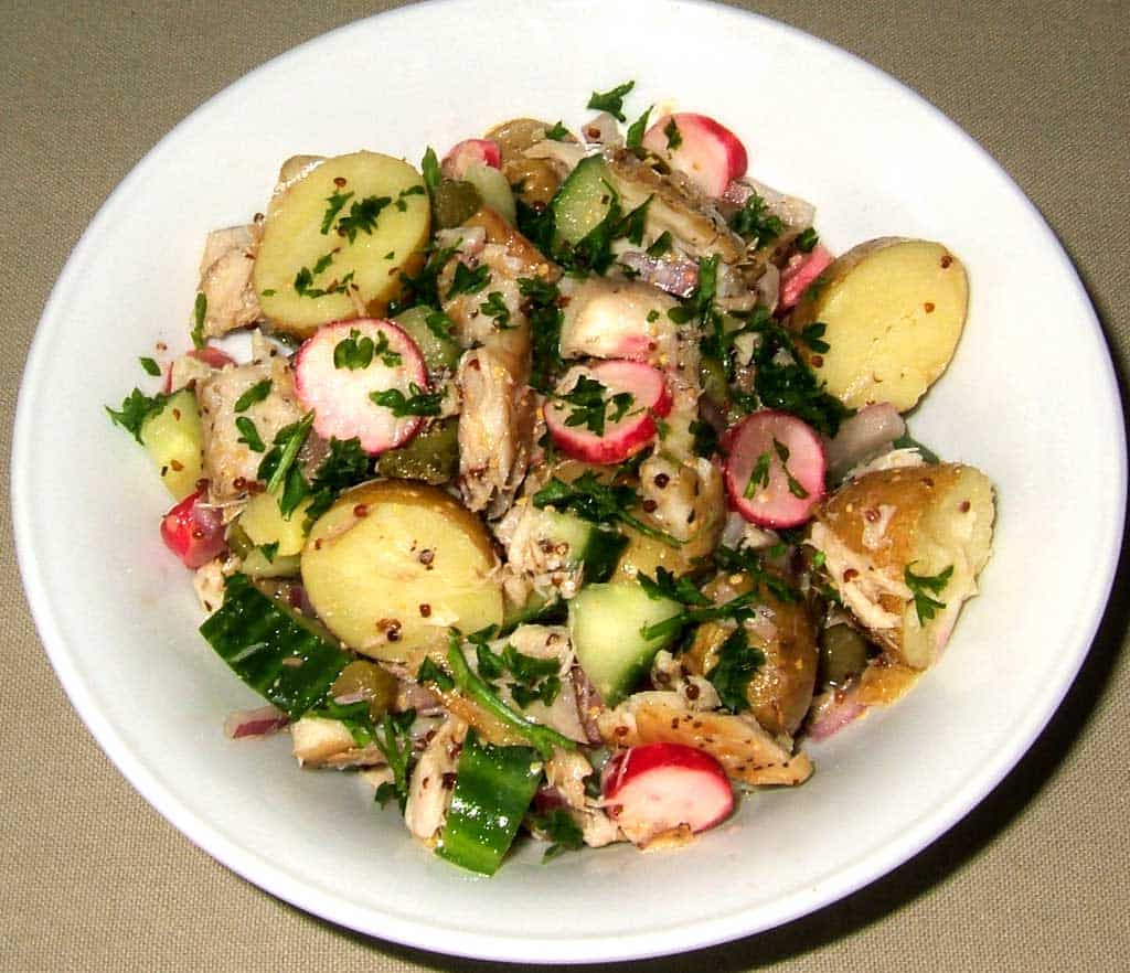 Salade De Pommes De Terre Et Maquereaux Fumes Ma Cuisine Sante