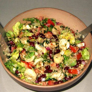 Salade sud américaine au quinoa