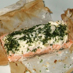 Papillotes de saumon aux herbes