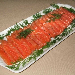 Saumon gravlax