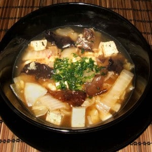 Soupe au chou chinois