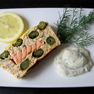 Terrine de saumon et asperges vertes