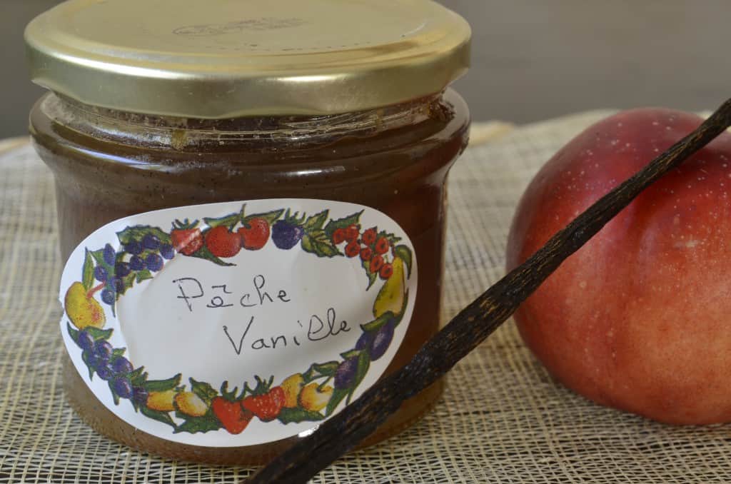 Confiture de pêche à la vanille Ma Cuisine Santé