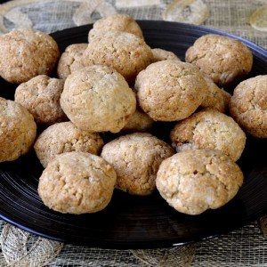 Biscuits amaretti croquants