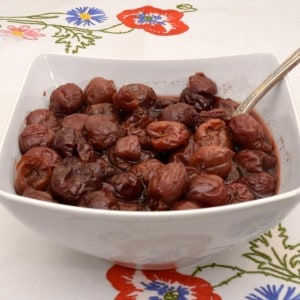 Compotée de cerises