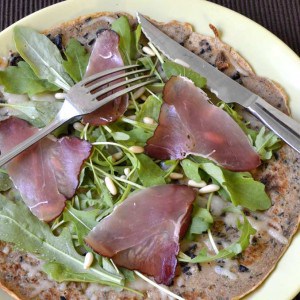 Crêpe façon pizza