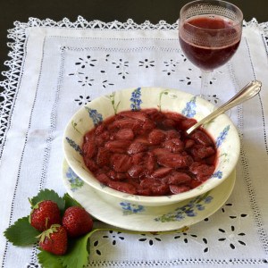 Compotée de fraises