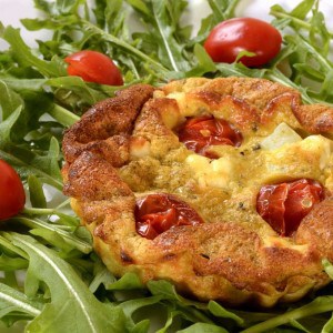 Quiches sans pâte tomate et feta