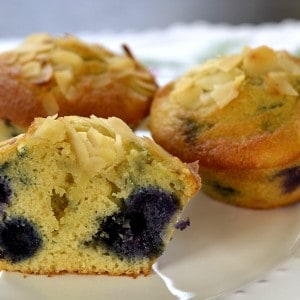 Muffins aux myrtilles ou bleuets