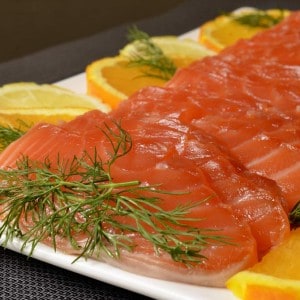 Saumon gravlax aux agrumes