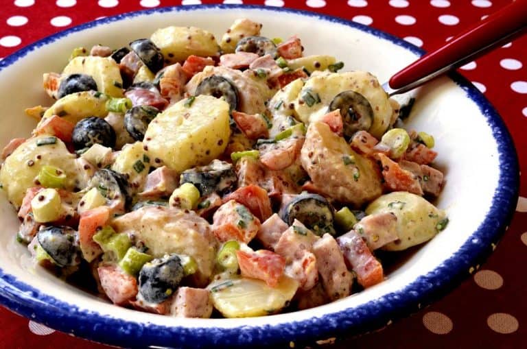 Salade de pommes de terre sauce crémeuse - Ma Cuisine Santé