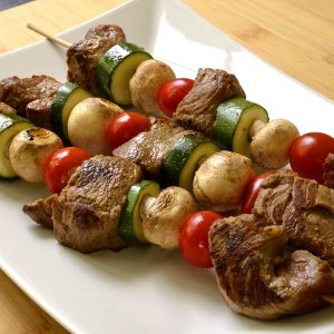 Brochettes de bœuf saveur citronnée