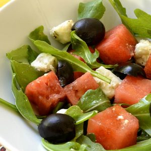 Salade fraîcheur à la pastèque