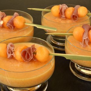 Soupe froide au melon