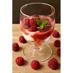 Parfaits fraise et framboise