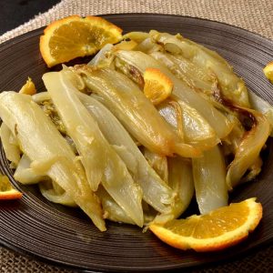 Effilochée d’endives à l’orange