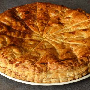 Galette pistaches et framboises