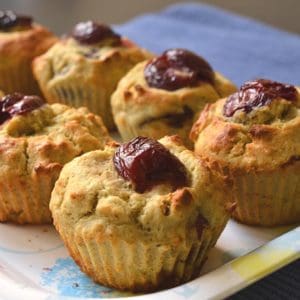 Muffins aux cerises