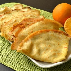 Crêpes à l'orange