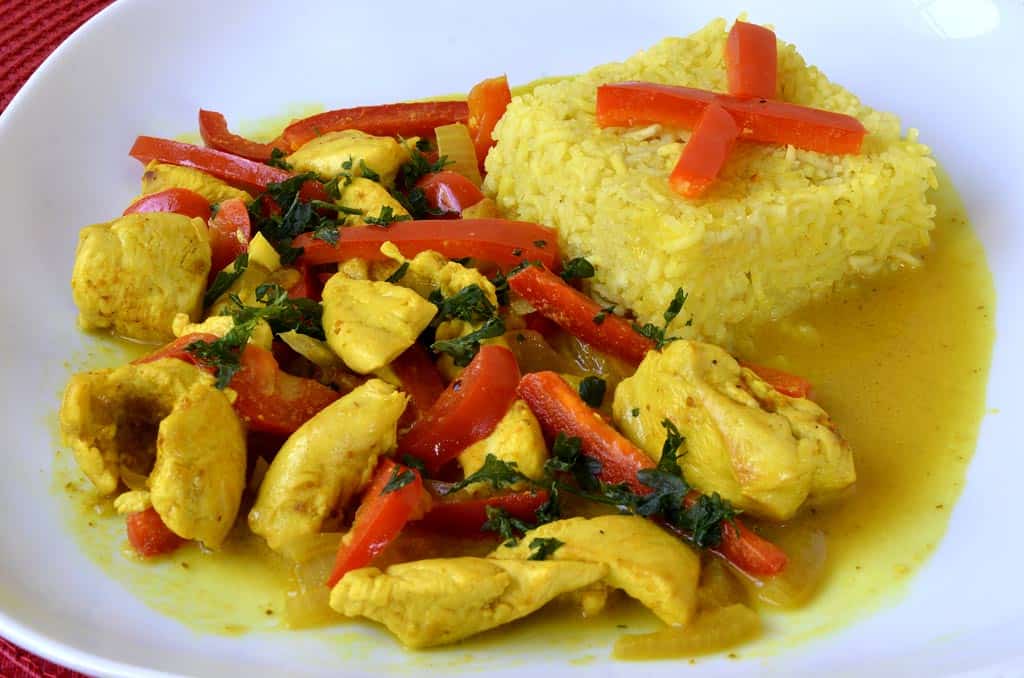 Curry De Poulet Et Poivrons Ma Cuisine Sante