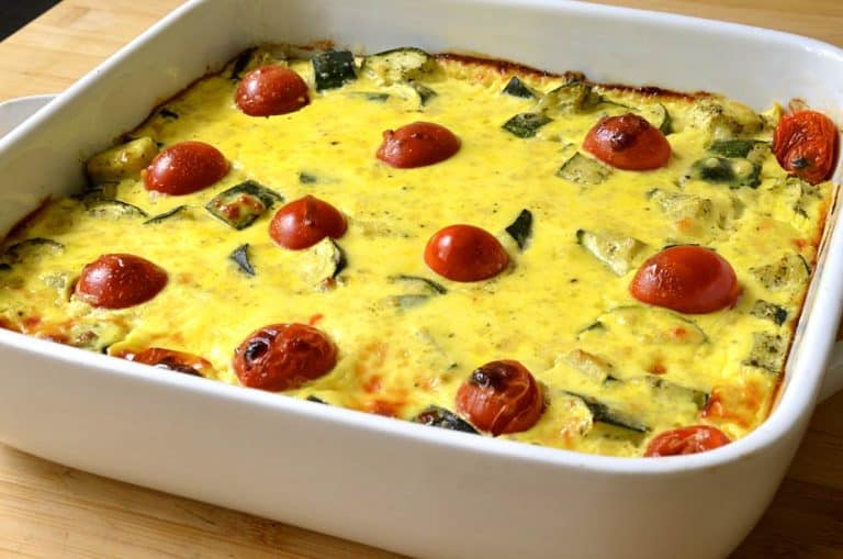 Flan de courgettes et tomates cerises Ma Cuisine Santé