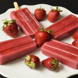 Esquimaux aux fraises sans lait