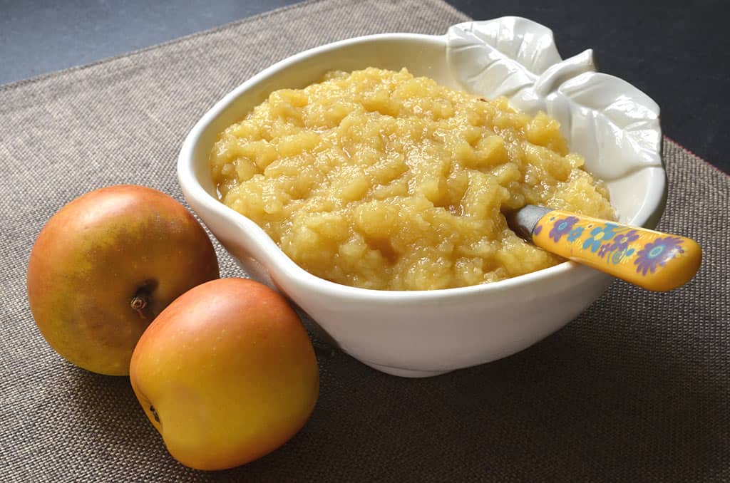 Compote de pomme, orange et cannelle - Programme Malin