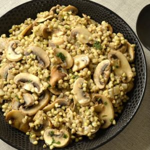 Risotto de sarrasin aux champignons