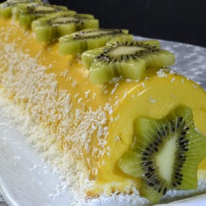 Bûche mangue kiwi