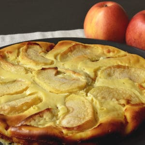 Gâteau à la ricotta et aux pommes