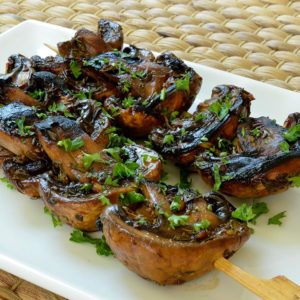 Brochettes de champignons