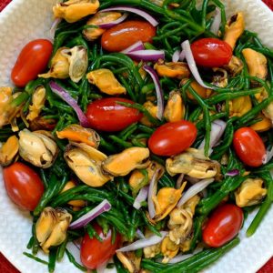 Salade de salicorne et moules